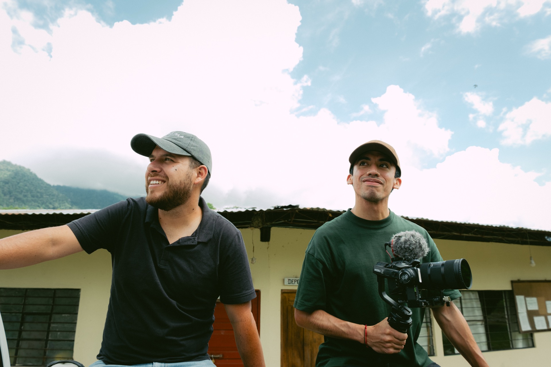 Equipo Cerezo Films en rodaje exterior